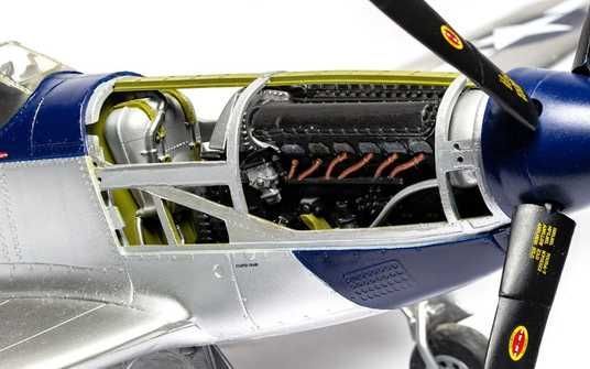 1/24 P-51D Mustang американський винищувач, серія Vintage Classics