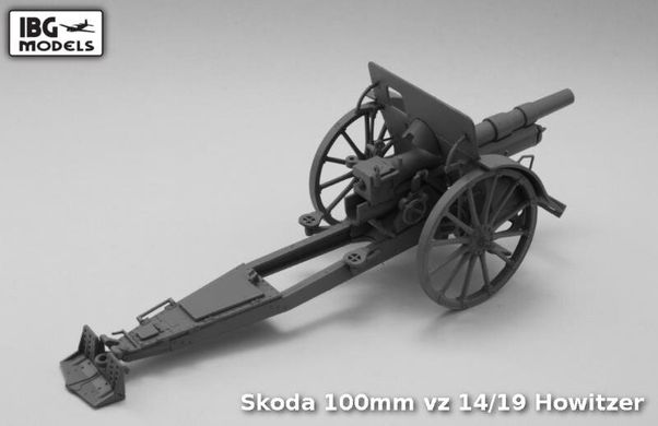 1/35 100-мм гаубица Skoda vz.14/19 + металлический ствол (IBG Models 35025) сборная модель