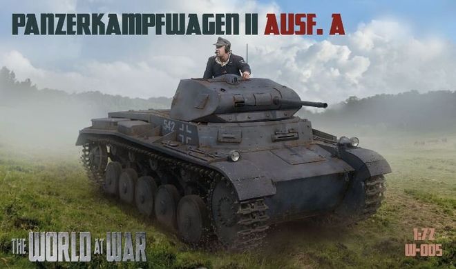 1/72 Pz.Kpfw.II Ausf.A германский танк + журнал (IBG Models W-005)