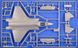 1/72 Истребитель F-35A Lightning II "7 nations Air Force" (Academy 12561), сборная модель