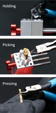Міні-плоскогубці для роботи з фототравлінням (DSPIAE ST-L Photo Etched Parts Bending Pliers)