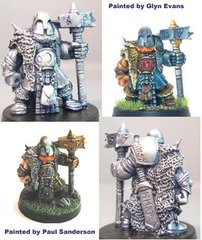 HassleFree Miniatures - Kain, male dwarf with big warhammer - HF-HFD001