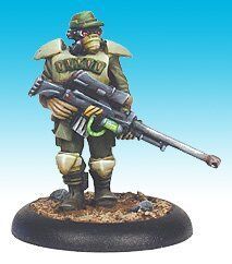 Urban War and Metropolis Viridians - Marine Veteran Sniper Advancing - URBM-13113