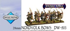 Dwarf Wars - Command – Nordvolk Bow Regiment - West Wind Miniatures WWP-DW-503-C