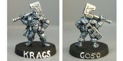 HassleFree Miniatures - Kraggs, Light infantry sergeant with SMG - HF-HFG050
