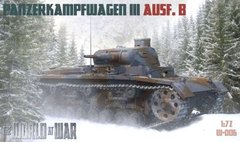 1/72 Pz.Kpfw.III Ausf.B германский танк, сборная модель + журнал (IBG Models W-006)