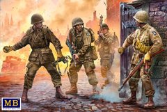 1/35 Солдаты Screaming Eagles, 101st Airborne Division, Европа 1944-45 гг, 4 фигуры (Master Box 3574), пластик