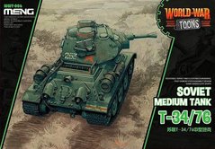 Танк Т-34/76, складання без клею, Meng World War Toons WWT-006