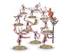 Pink Horrors of Tzeentch, 10 мініатюр Warhammer Chaos Daemons (Games Workshop 97-12), збірні пластикові