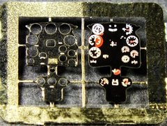 1/72 Приборная панель для Nakajima Ki-44 Tojo (Yahu Models YML7202), металл