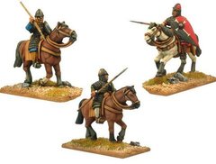Темные века (Dark Ages) - Norman Knight in scale with spears (3 figs) - Crusader Miniatures NS-CM-DAN102