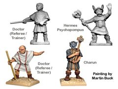 Древние (Ancients) - Area Officials (4) - Crusader Miniatures NS-CM-ANG007