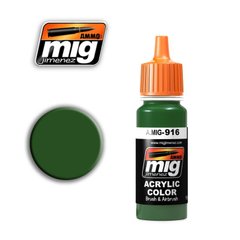 Зелений базовий, 17 мл (Ammo by Mig A.MIG-916 Green base) акрилова фарба