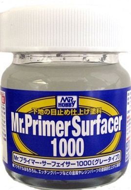 Грунтовка выравнивающая Mr. Primer Surfacer 1000 (Gunze Sangyo SF-287), 40 мл