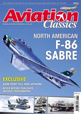 Монографія "F-86 Sabre" by Tim Callaway. Aviation Classics issue 9 (англійською мовою)