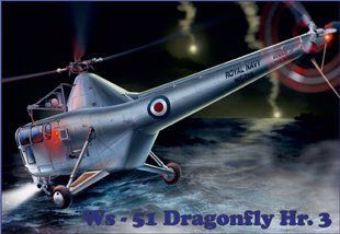 1/48&nbsp;Dragonfly HR.3 (Sikorsky WS-51) британський&nbsp;гелікоптер (AMP 48004), збірна модель