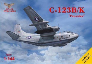 1/144 C-123B/K Provider американський військово-транспортний літак (Sova-M 14024), збірна модель