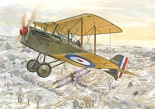 1/72 RAF S.E.5a з двигуном Hispano Suiza, літак Першої світової (Roden 023) збірна модель