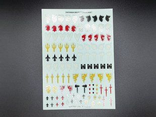 Bretonnian Knights Transfer Sheet, декали для миниатюр Warhammer 40000 (Games Workshop)