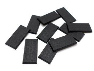 Подставки прямоугольные 25х50мм, 10 штук (Games Workshop Bases)