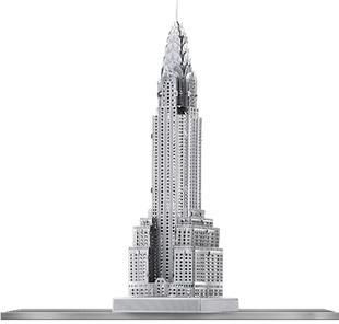 Chrysler Building, збірна металева модель (IconX ICX014) 3D-пазл