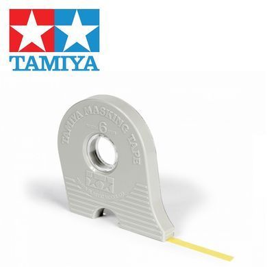 Маскувальна стрічка 10 мм з диспенсером, довжина 18 метрів (Tamiya 87031 Masking Tape with Dispenser)