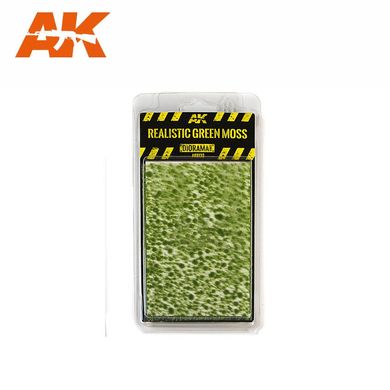 Пучки зеленого мха (AK Interactive AK-8132 Realistic green moss)