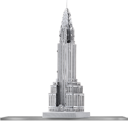Chrysler Building, сборная металлическая модель IconX ICX014 3D-пазл