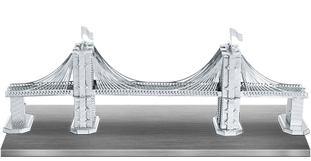 Brooklyn Bridge, сборная металлическая модель (Metal Earth 3D MMS-048)