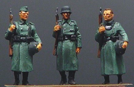 25 мм Немецкая пехота. Зима 1940 1:72