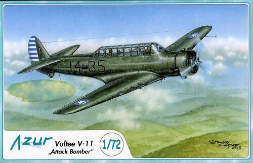 1:72 Vultee V-11 одномоторный бомбардировщик