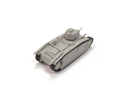 1/72 Французький танк Char B1 bis, зібрана модель, нефарбована