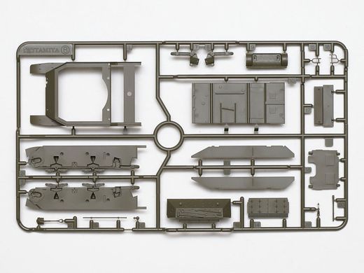 1/48 M5A1 Stuart американский легкий танк (Tamiya 32606), сборная модель