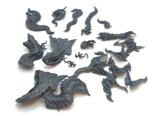 Деталі з набору Kairos Fateweaver/Lord of Change, Warhammer (Games Workshop), пластикові