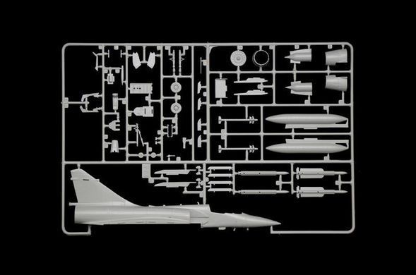 1/72 Винищувач Mirage 2000C, серія Gulf war 25th Anniversary 1991-2016 (Italeri 1381), збірна модель