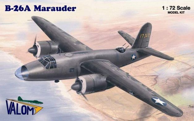 1/72 B-26A Marauder американский бомбардировщик (Valom 72020) сборная масштабная модель