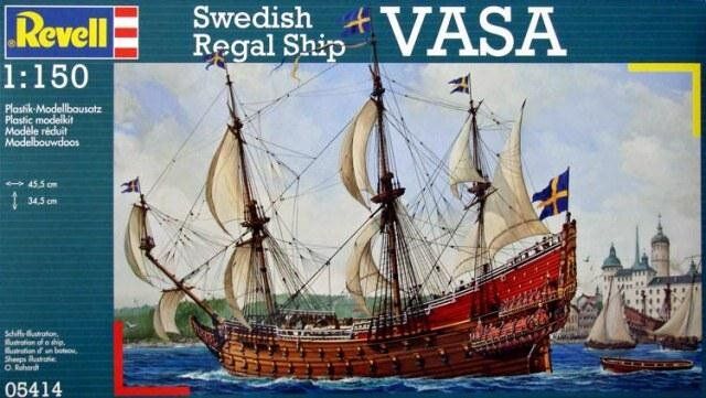 1/150 VASA шведский королевский корабль (Revell 05414)