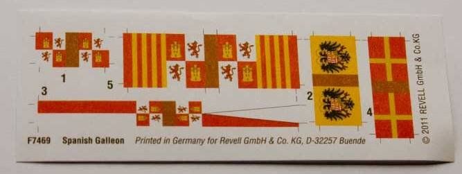 1/450 Испанский парусный галеон + клей + краски + кисточка (Revell 65899)