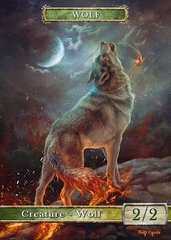 Wolf #4 Token Magic: the Gathering (Токен) GnD Cards