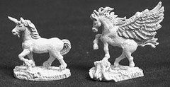 Reaper Miniatures Dark Heaven Legends - Unicorn/Pegasus Foals - RPR-2207
