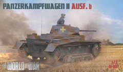 1/72 Pz.Kpfw.II Ausf.B німецький танк, збірна модель + журнал (IBG Models WAW007)