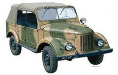 1/35 ГАЗ-69А советский военный автомобиль (Bronco Models CB35093) сборная модель
