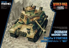 Танк Pz.Kpfv.V Panther, сборка без клея, Meng World War Toons WWT-007
