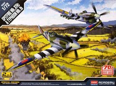 1/72 Spitfire Mk.XIVC + Typhoon Mk.IB "70th Anniversary Normandy Invasion 1944-2014" (Academy 12512) сборные масштабные модели самолетов