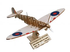 1/48 Истребитель Supermarine Spitfire, Battle of England, серия Art&Wood (Artesania Latina 30215), сборная деревянная модель