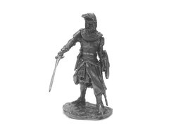 54мм Английский рыцарь, коллекционная оловянная миниатюра