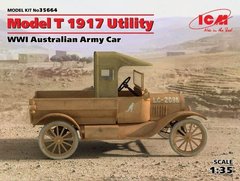 1/35 Ford Model T 1917 Utility австралийский армейский автомобиль (ICM 35664), сборная модель