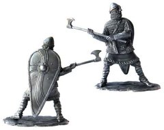 54 мм Норманнский рыцарь, 11 век, оловянная миниатюра (Солдатики Публия PTS-5005)