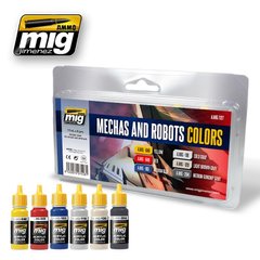 A.MIG-7127 ROBOTS and MECHAS COLORS (Ammo of Mig Jimenez)