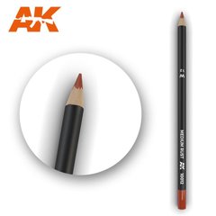 Карандаш для везеринга и эффектов "Ржавчина" (AK Interactive AK10012 Weathering pencils MEDIUM RUST)